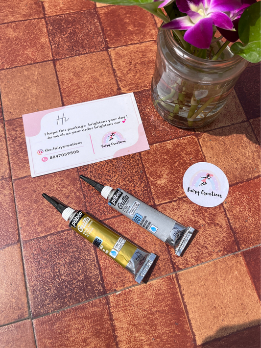 Pebeo Gutta Combo - Golden & colourless