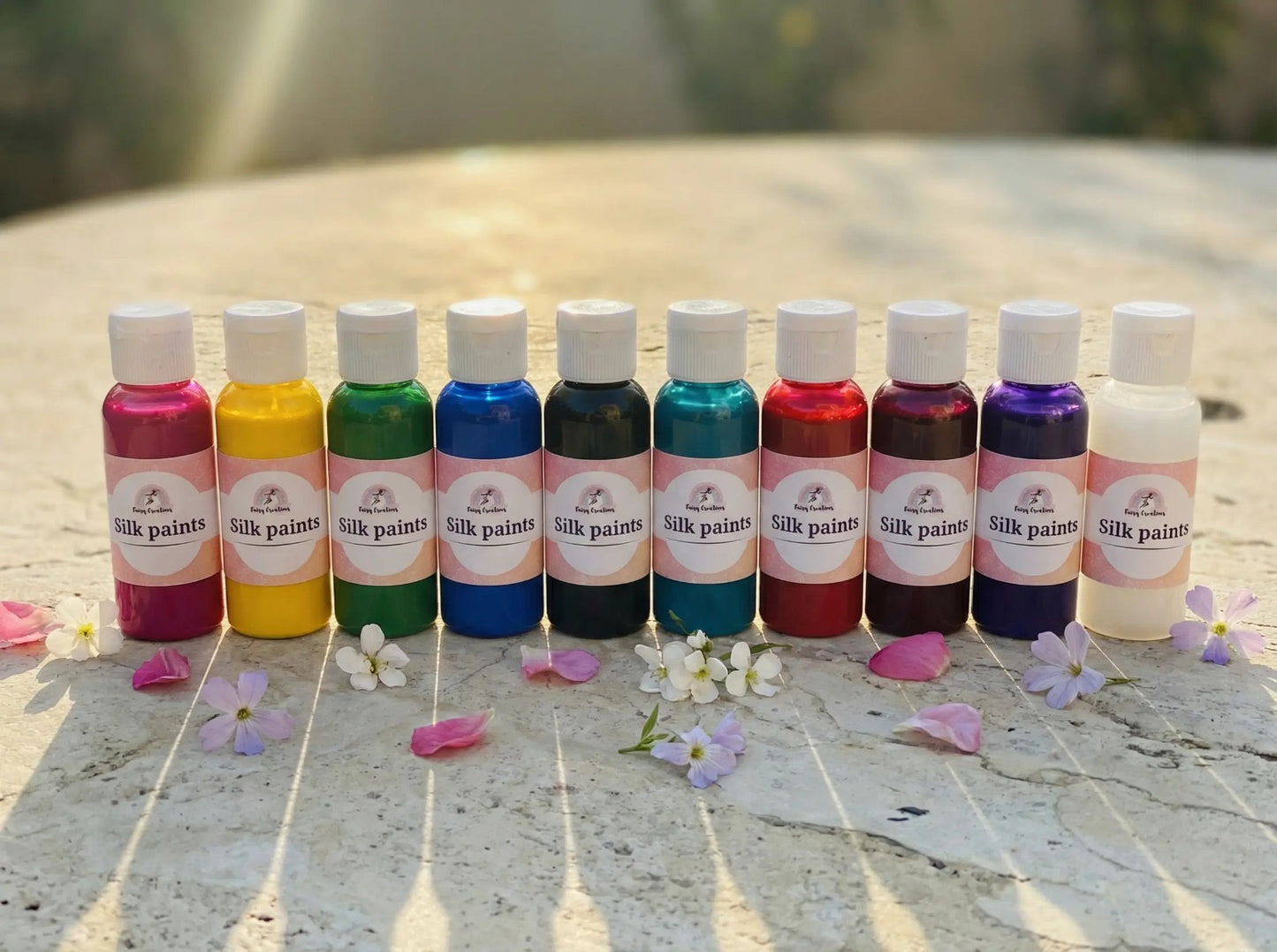 Silk paints Combo - Set of 10