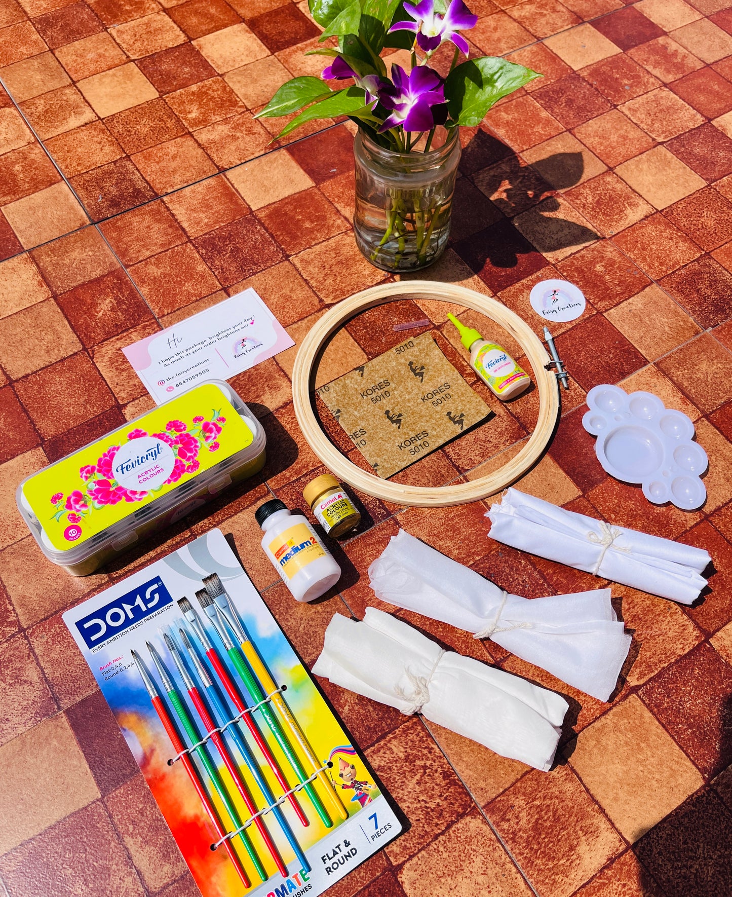 Fabric Painting Material Kit