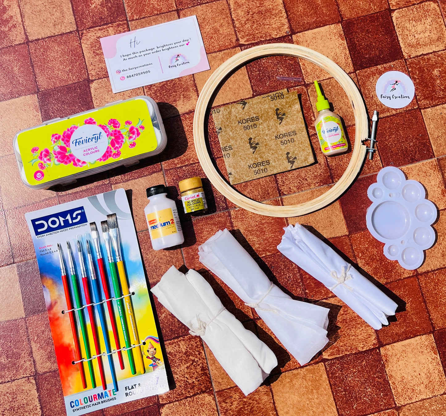 Fabric Painting Material Kit