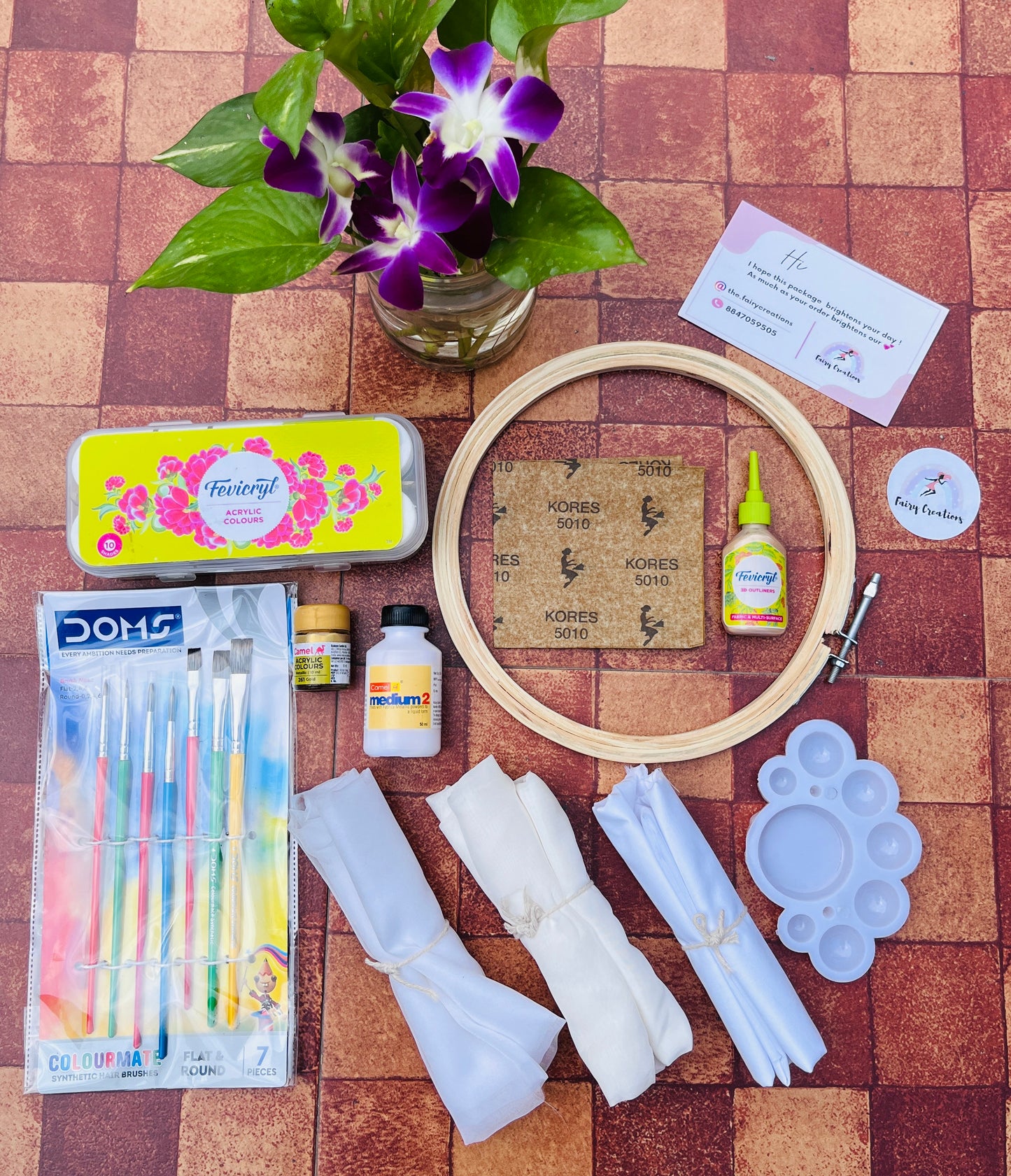 Fabric Painting Material Kit