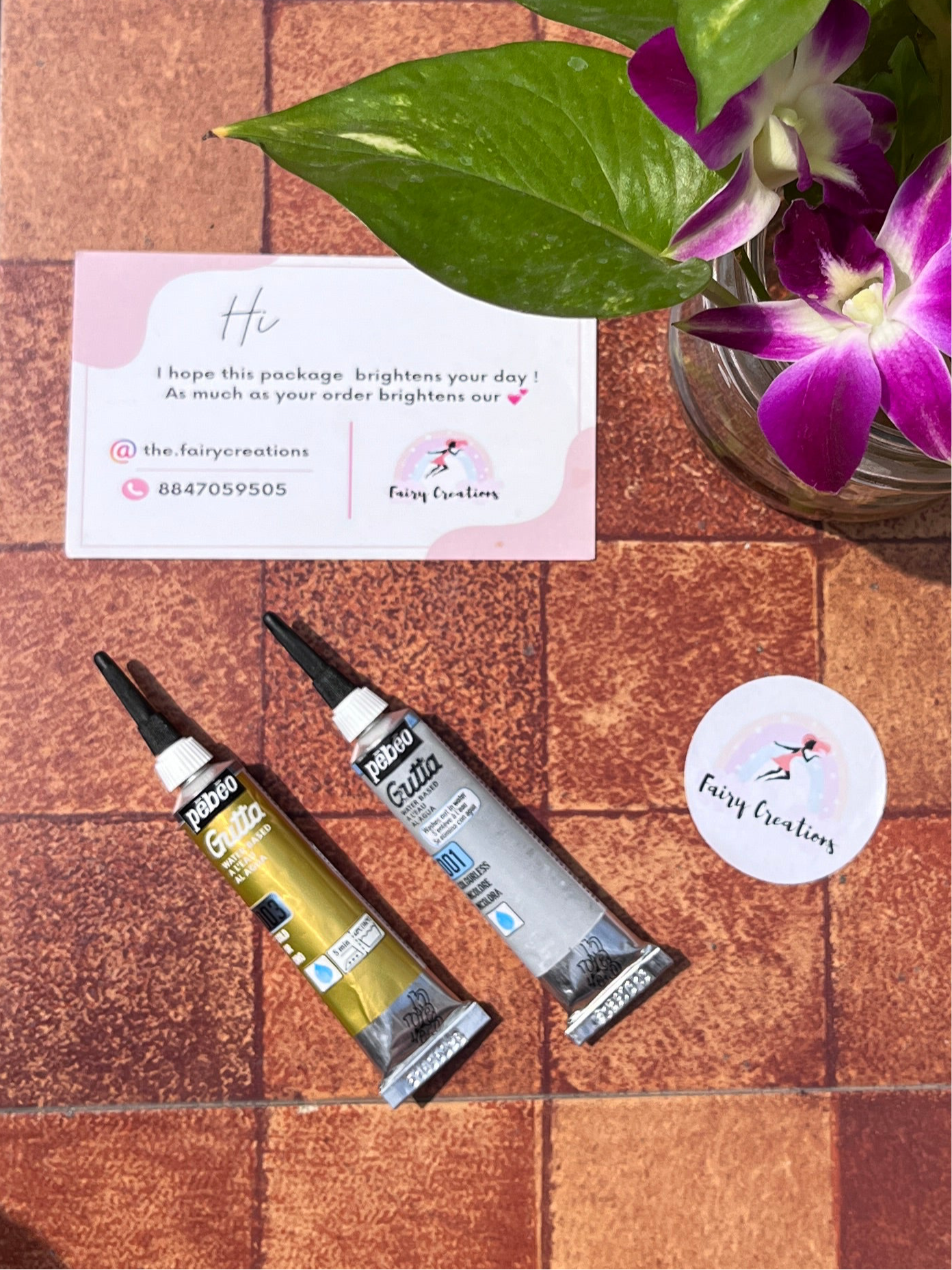 Pebeo Gutta Combo - Golden & colourless