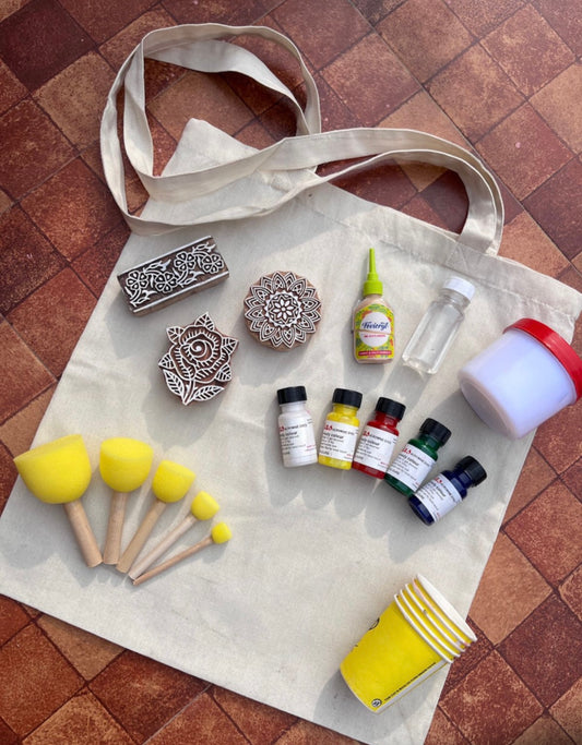 BLock printing kit - Tote bag edition
